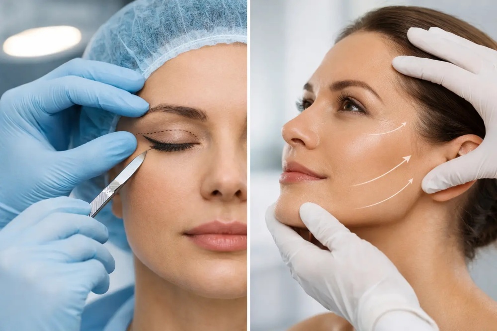 Blefaroplastia o lifting facial: cuál elegir
