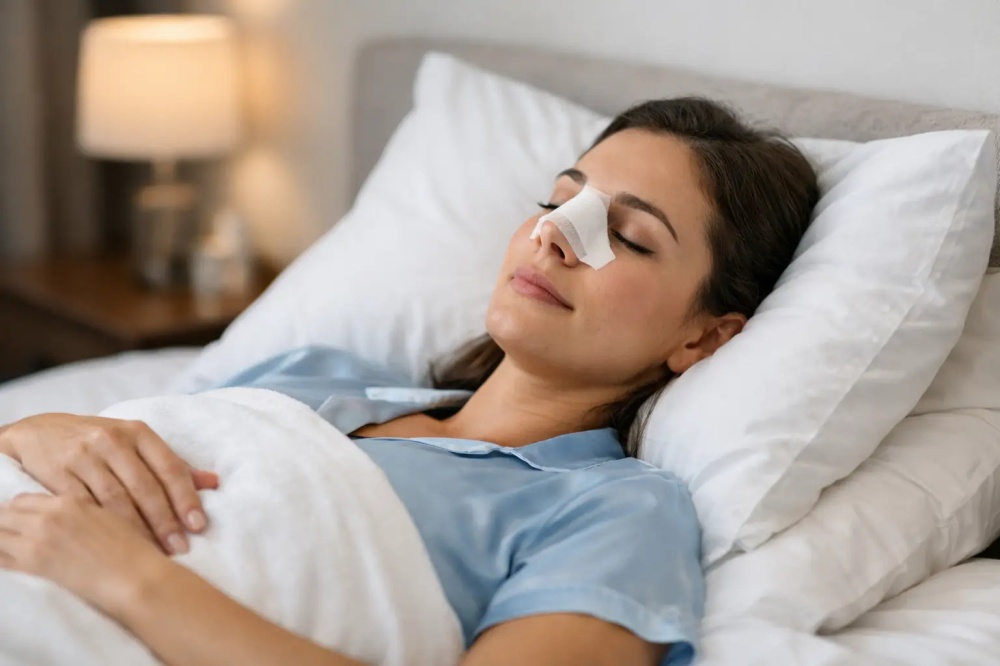 Cómo dormir tras rinoplastia sin comprometer la recuperación